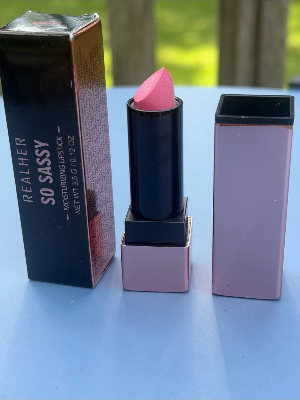 RealHer So Sassy Moisturizing Lipstick - Pink Shade - O.12 oz
